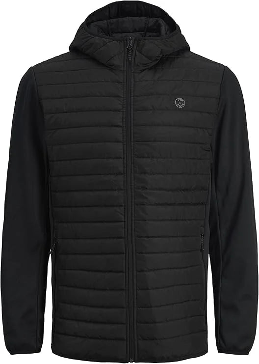 Veste hybride pour homme - Veste matelassée légère au design moderne, veste de mi-saison pour les loisirs et l'extérieur